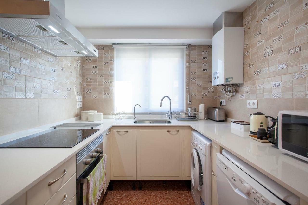 Ferienwohnung Jardines Del Turia - Espacioso Apartamento Valencia Exterior foto