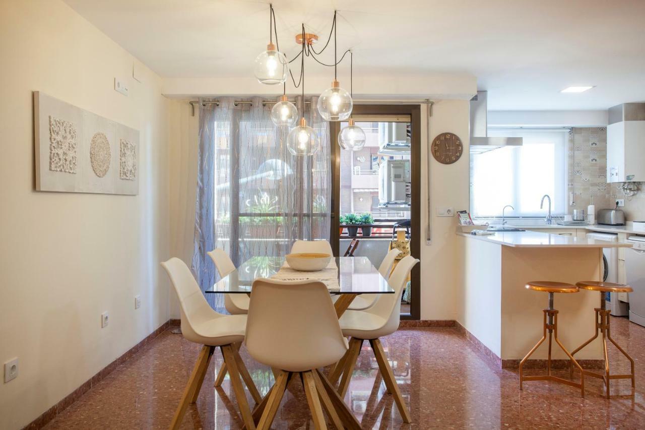 Ferienwohnung Jardines Del Turia - Espacioso Apartamento Valencia Exterior foto