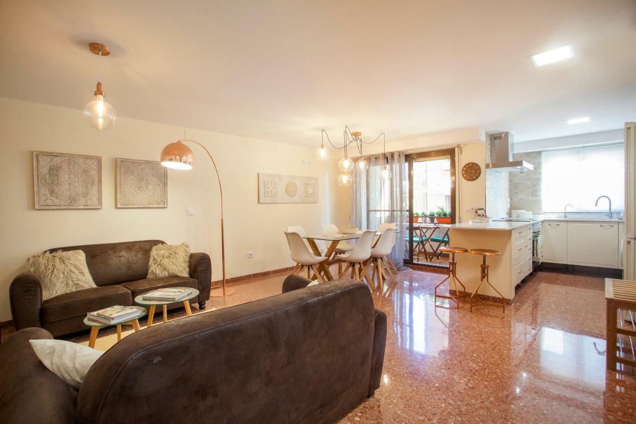 Ferienwohnung Jardines Del Turia - Espacioso Apartamento Valencia Exterior foto